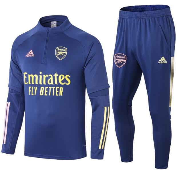 Arsenal Dark Blue Training Sweatshirt with Trousers 2020/21